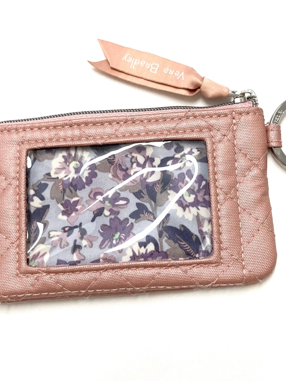 Vera Bradley Quilted Metallic Rose Tote with Wristlet and ID Holder - Picture 10 of 12